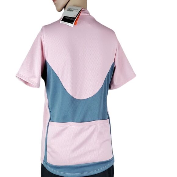 NWT Nike Bubble Gum Pink & Gray Jersey Top - Picture 2 of 7
